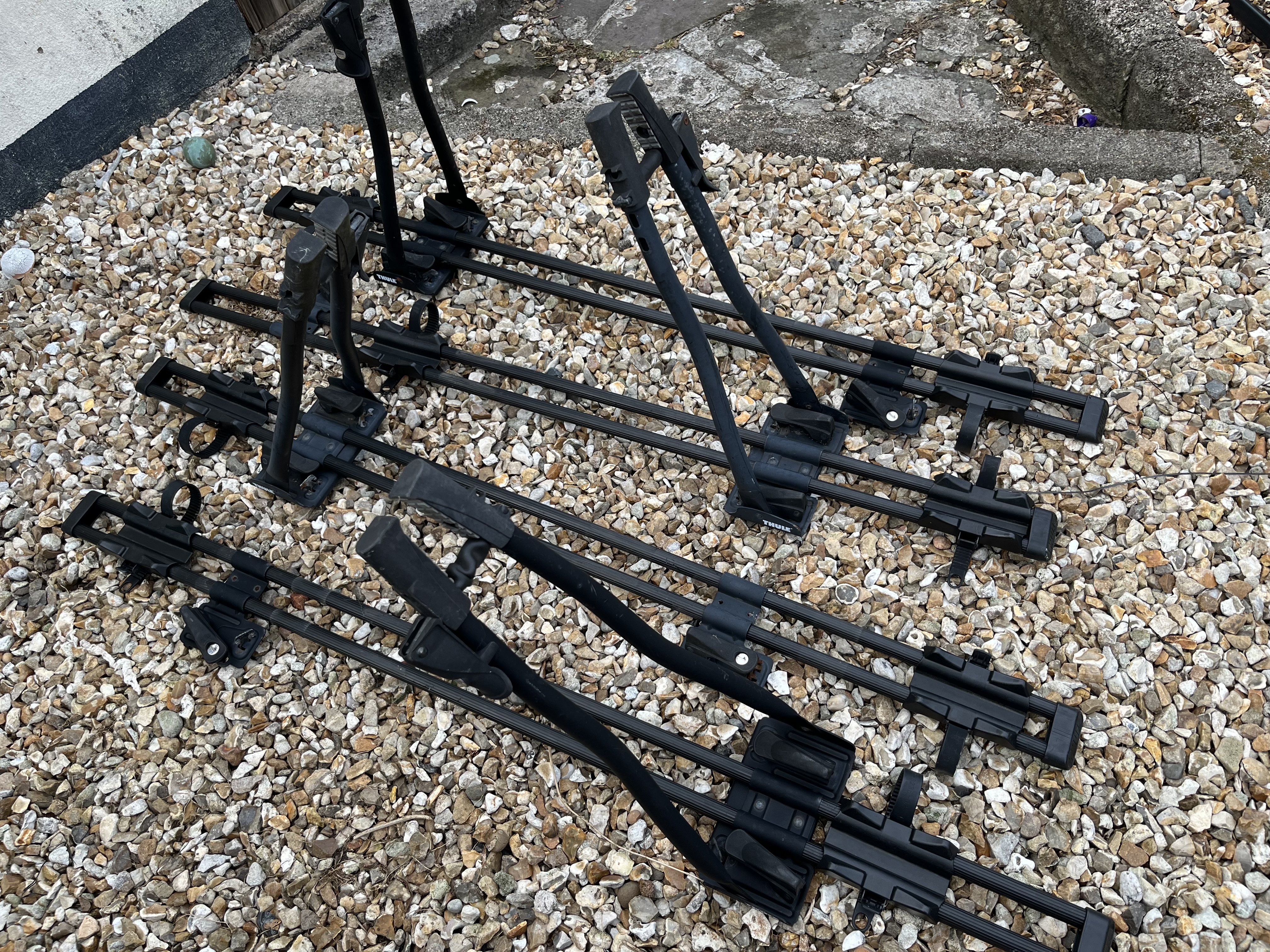 4x thule 530 bike rack carriers