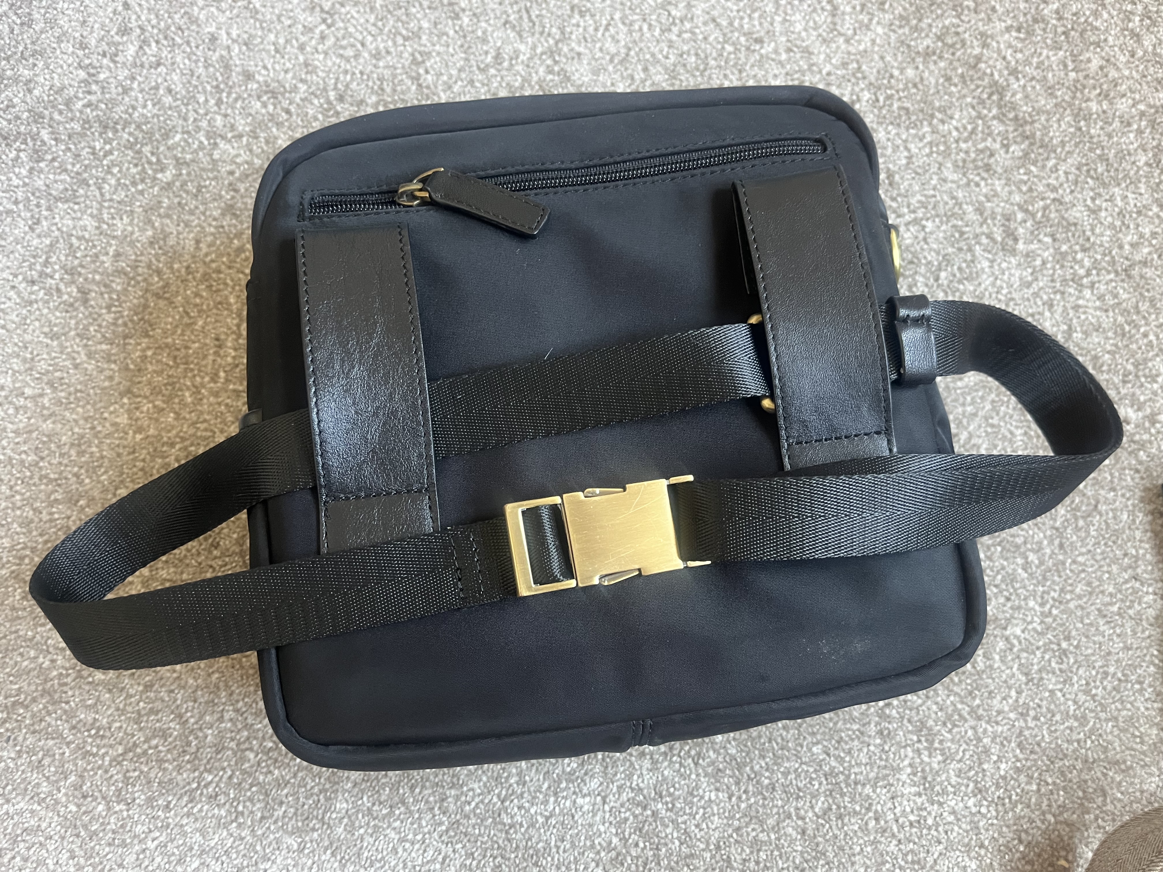 Leather camera bag 