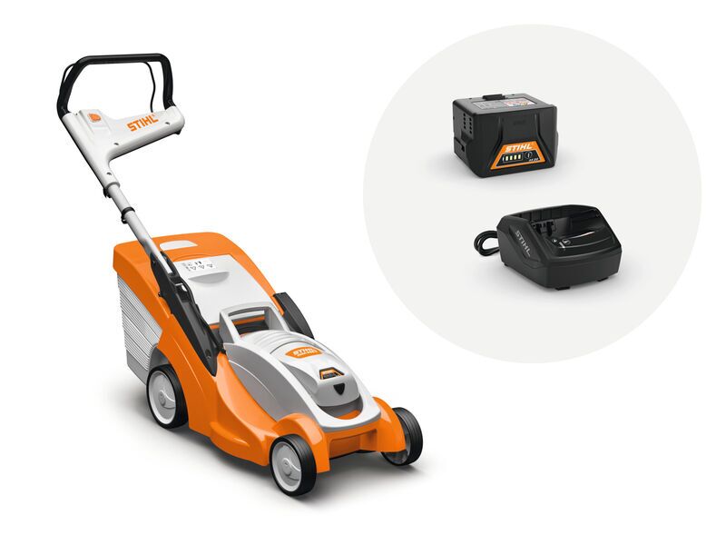 Smidig batteridriven gräsklippare – stihl rma 339 c (inkl. batteri & laddare)