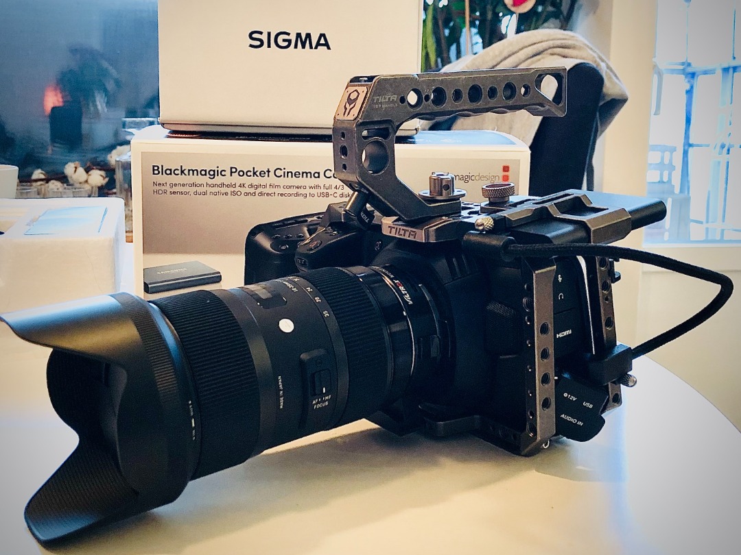 Bmpcc 4k + accessories kit 