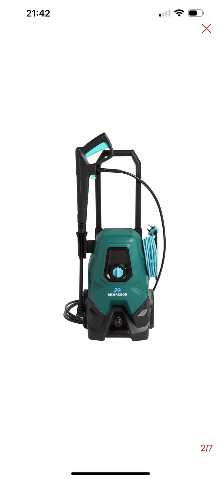 The mcgregor 1800watt pressure washer