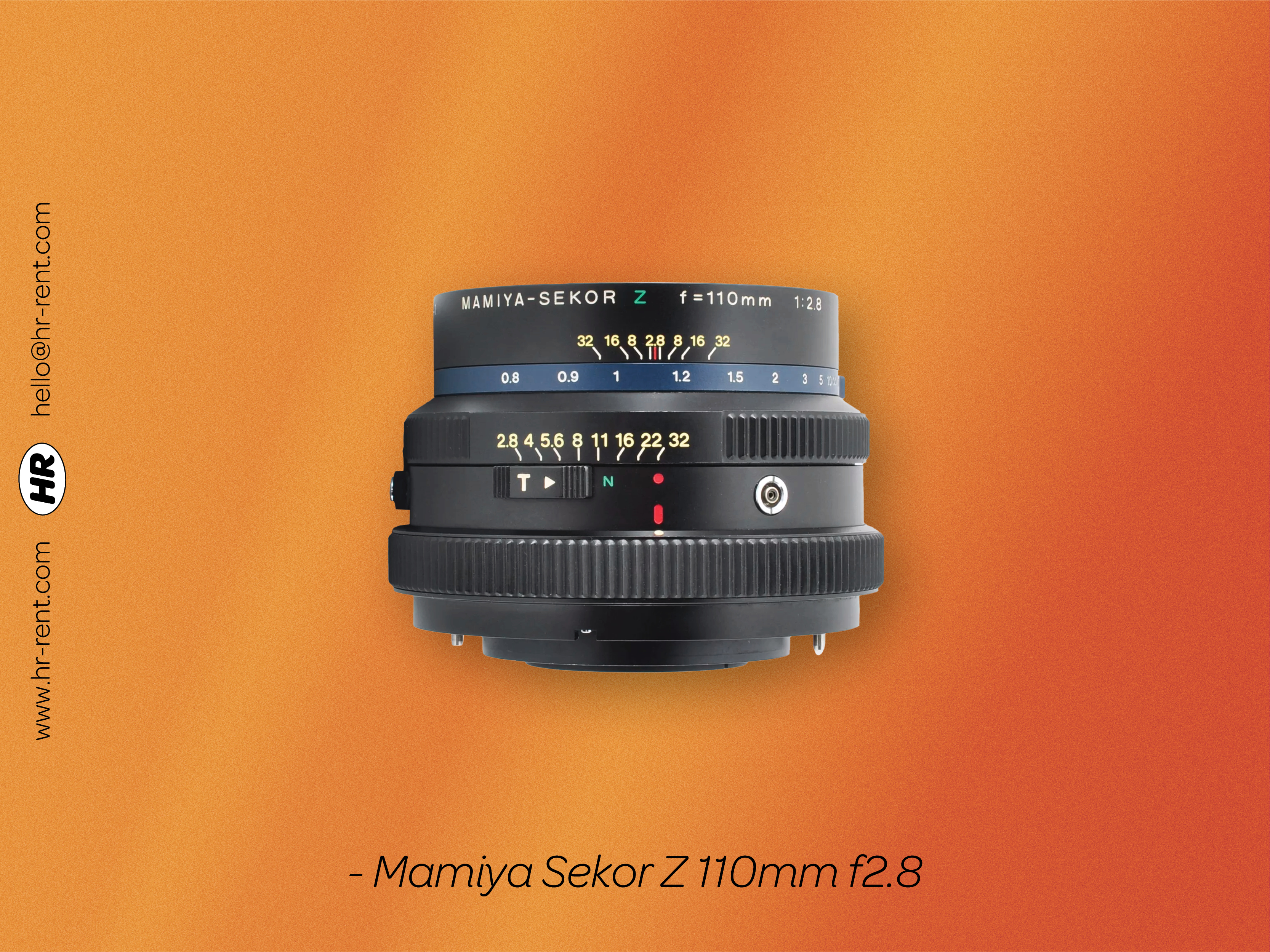 Rent Mamiya RZ67 PRO II body + Sekor Z 110mm f2.8 + Sekor Z 180mm