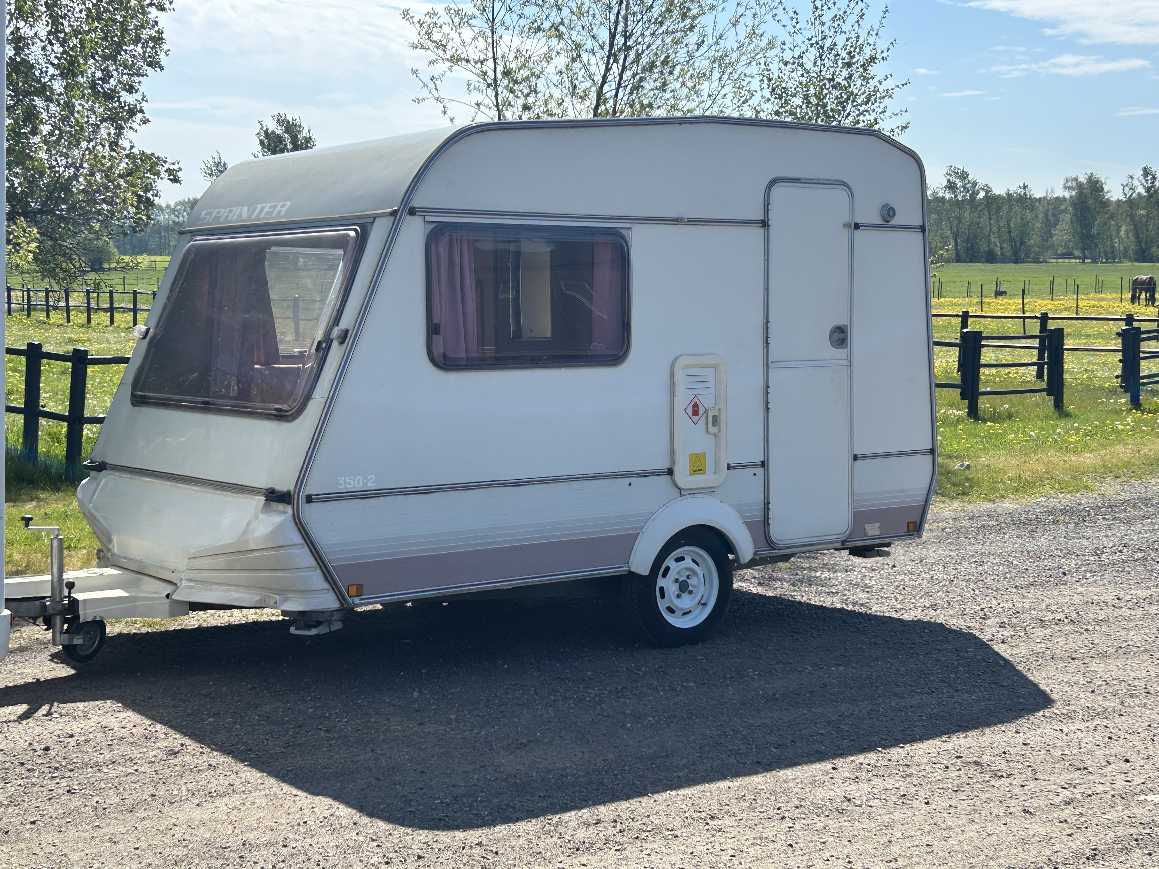 Mini lättvikt husvagn för 2 personer 