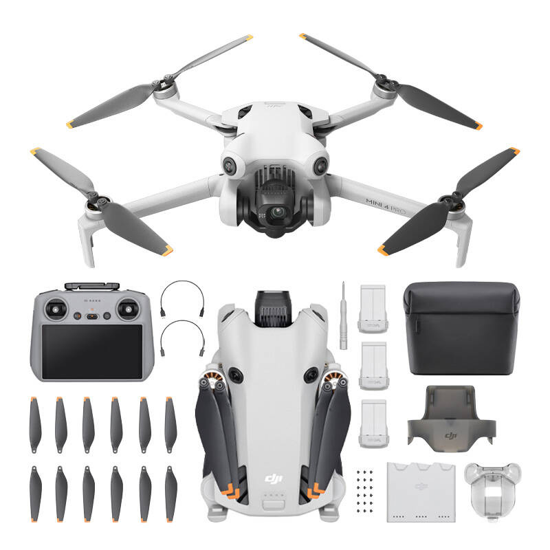 dji mini 4 pro fly more combo (rc 2) – compact, powerful & ready to go