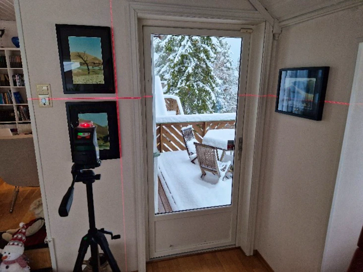 Krysslaser - bosh pll 360