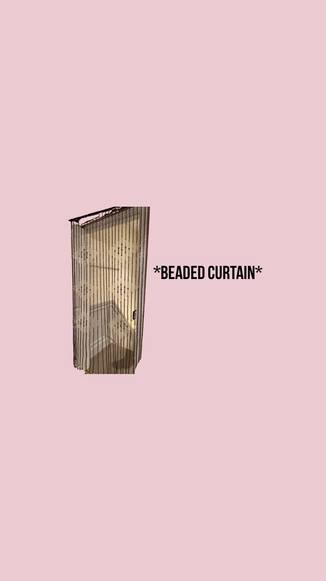 Beaded curtain