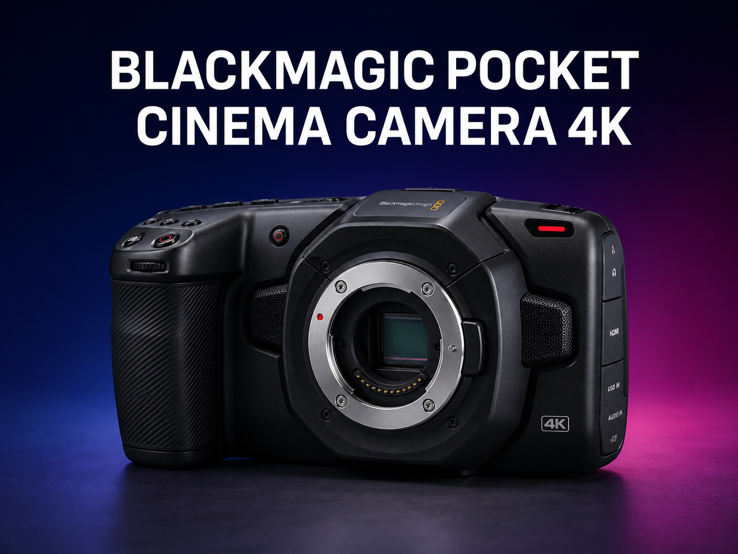 Blackmagic pocket cinema camera 4k bmpcc4k mft body