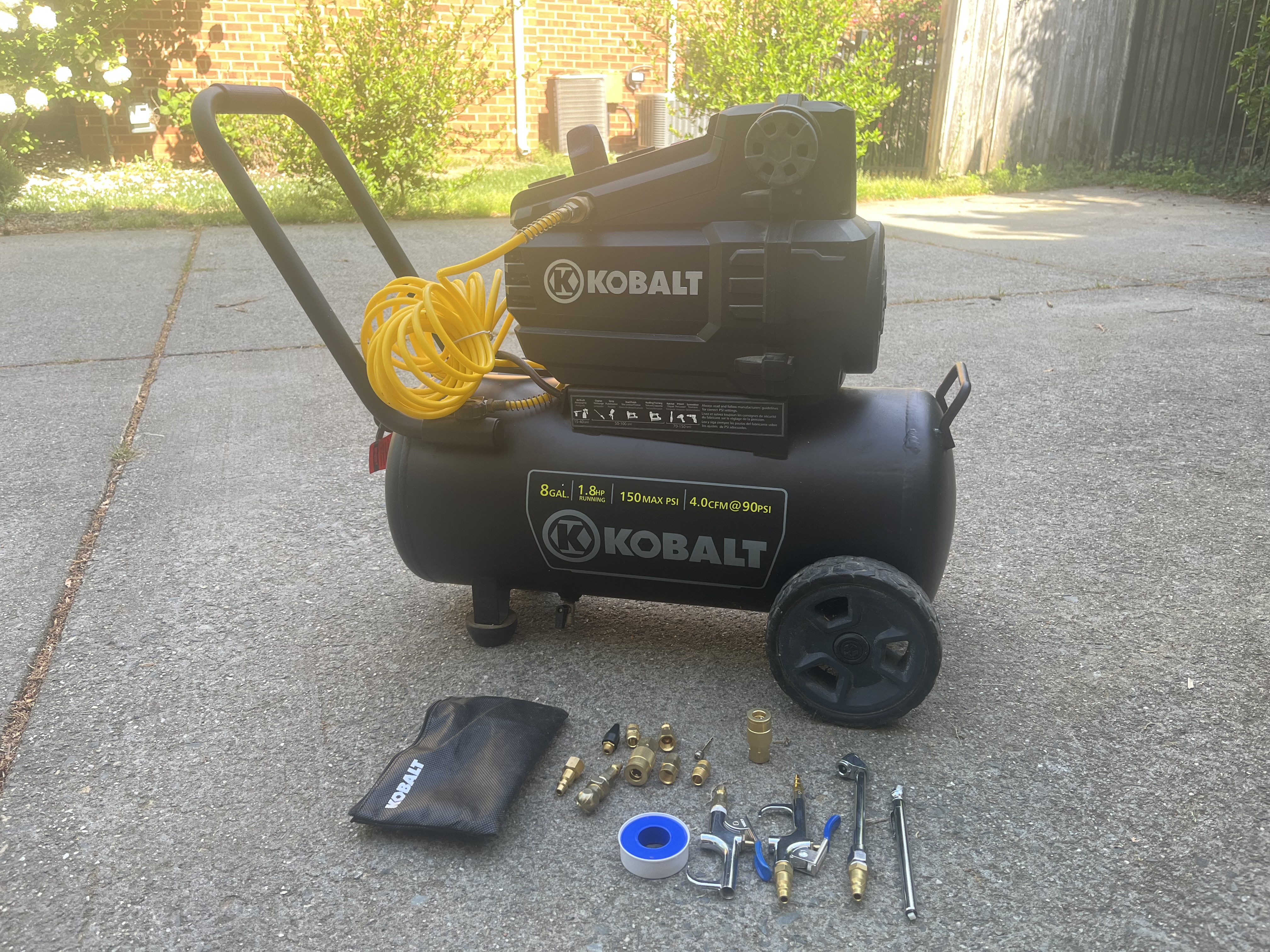 Air compressor kobalt 