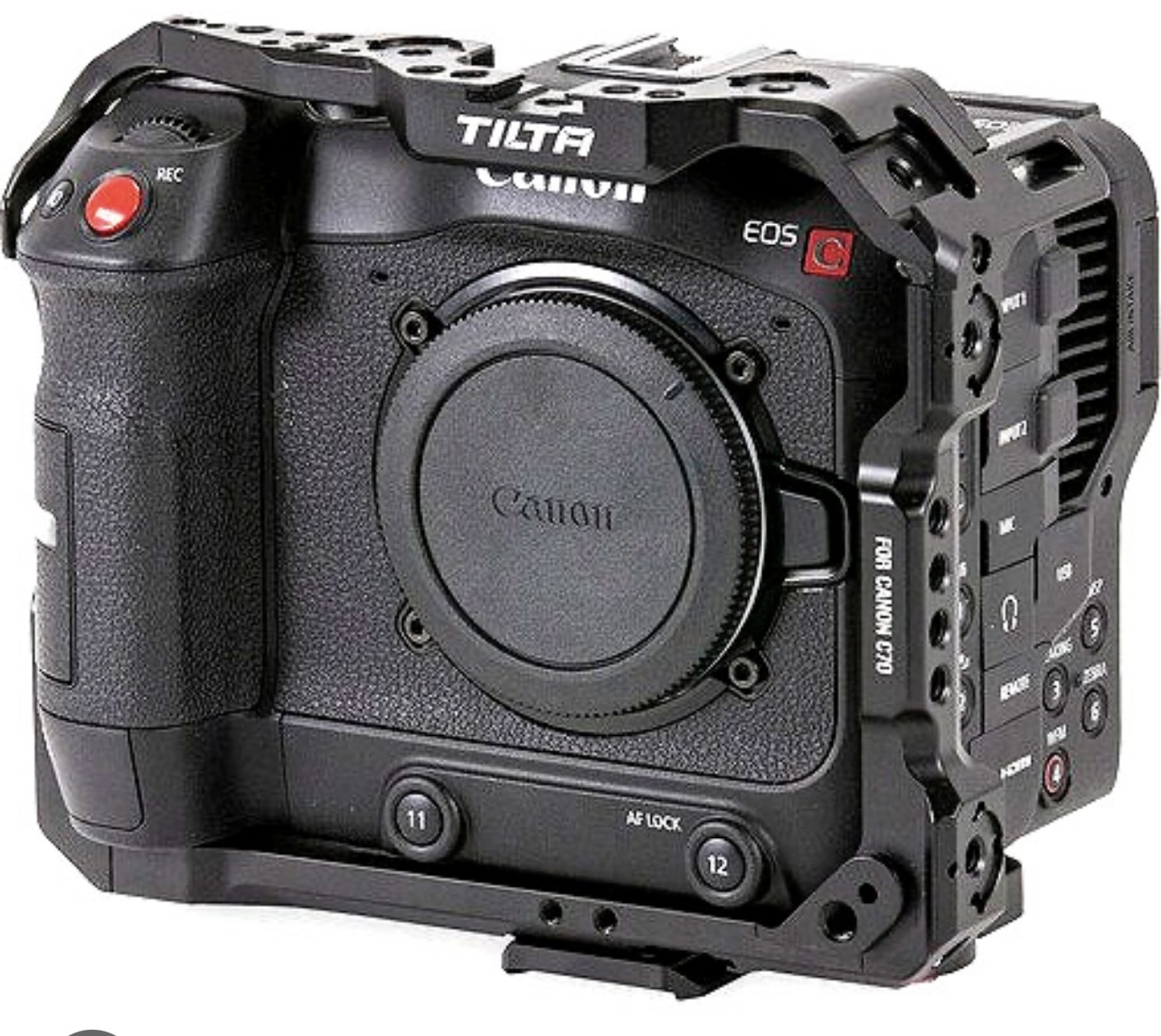 Canon c70 with ef adapter