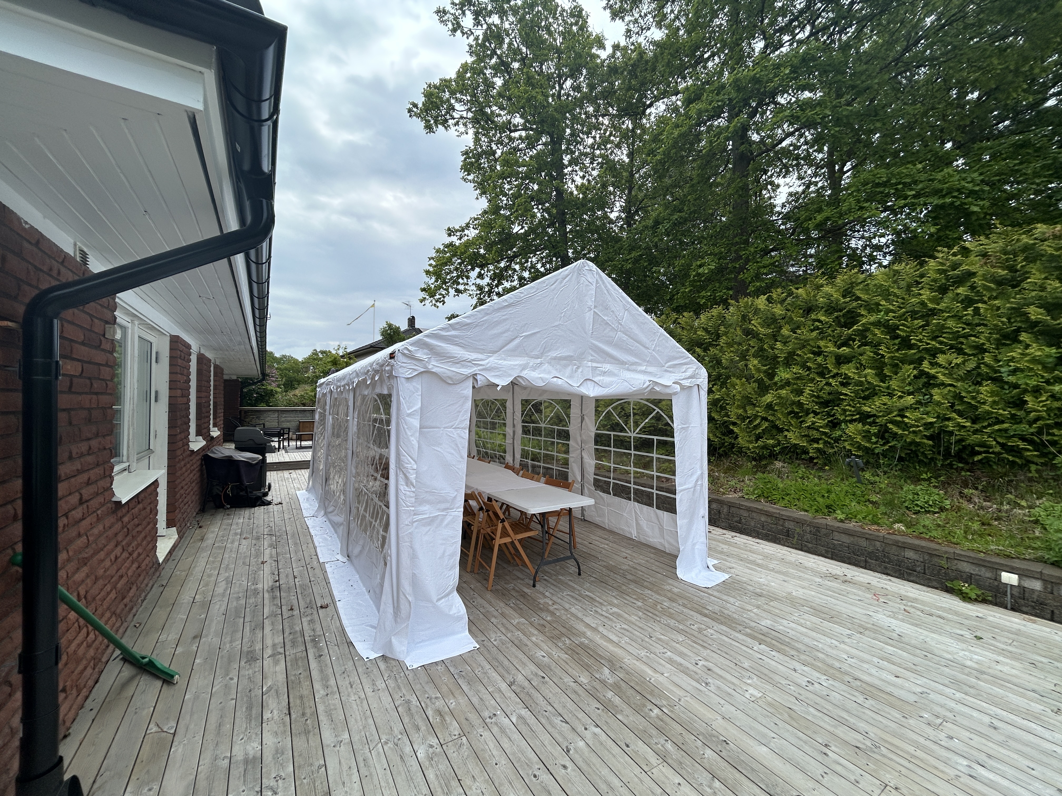 6*3  meter partytält i pvc