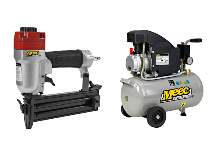 Spikpistol och kompressor