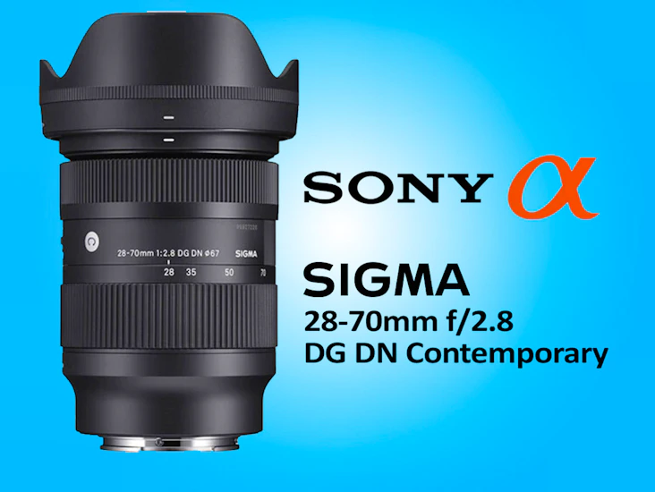 Sigma sony 28-70mm f/2.8 dg dn zoom lens for sony e full frame camera