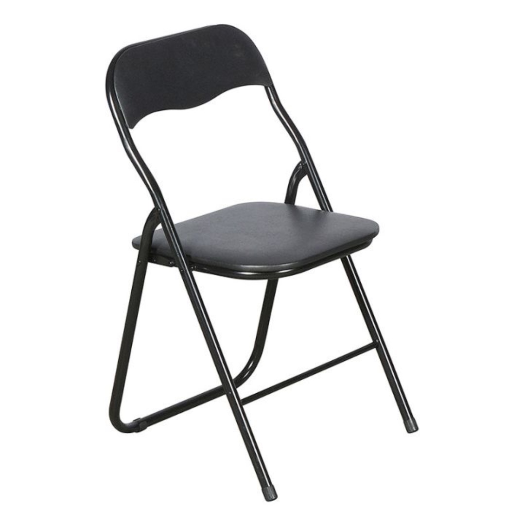10 svarta klappstolar - perfekt till festen! 