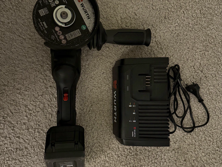 Vinkelslip m-cube 18v aws 125p compact-x