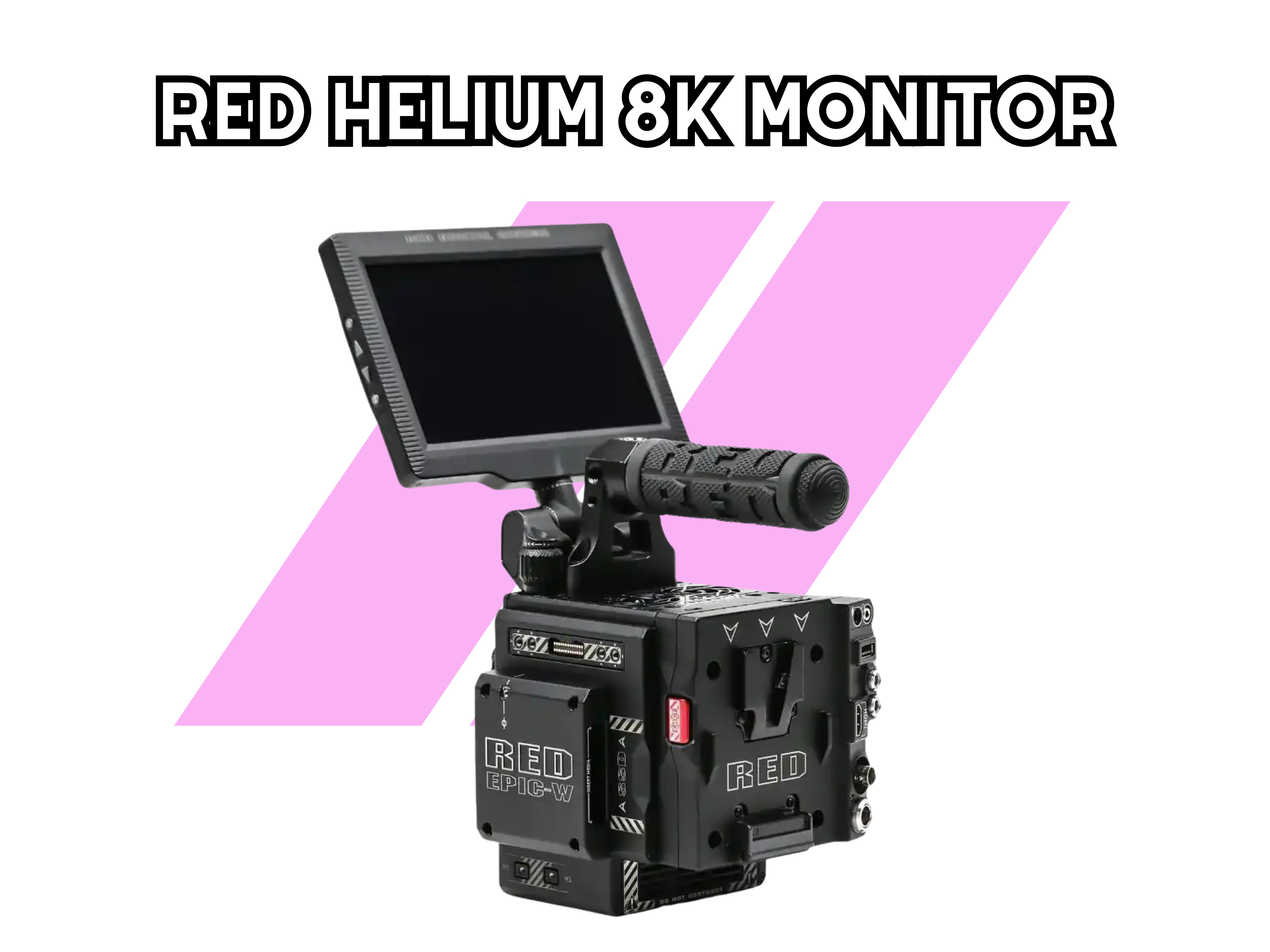 Red helium 8k monitor