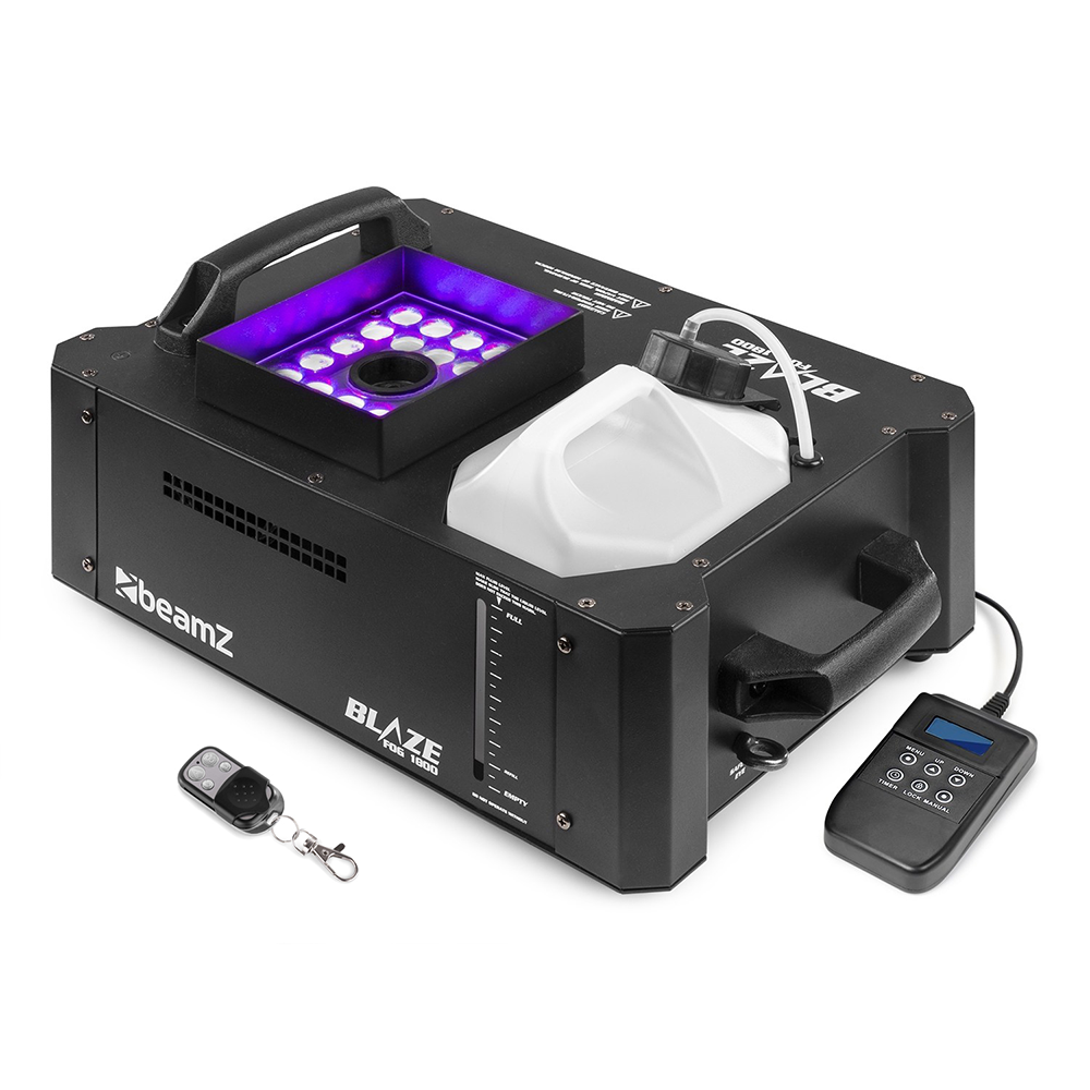 Beamz blaze1800 vertical smoke machine 24x4w 4in1 led