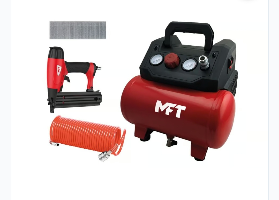 Hendig dykkertpistol og kompressor 