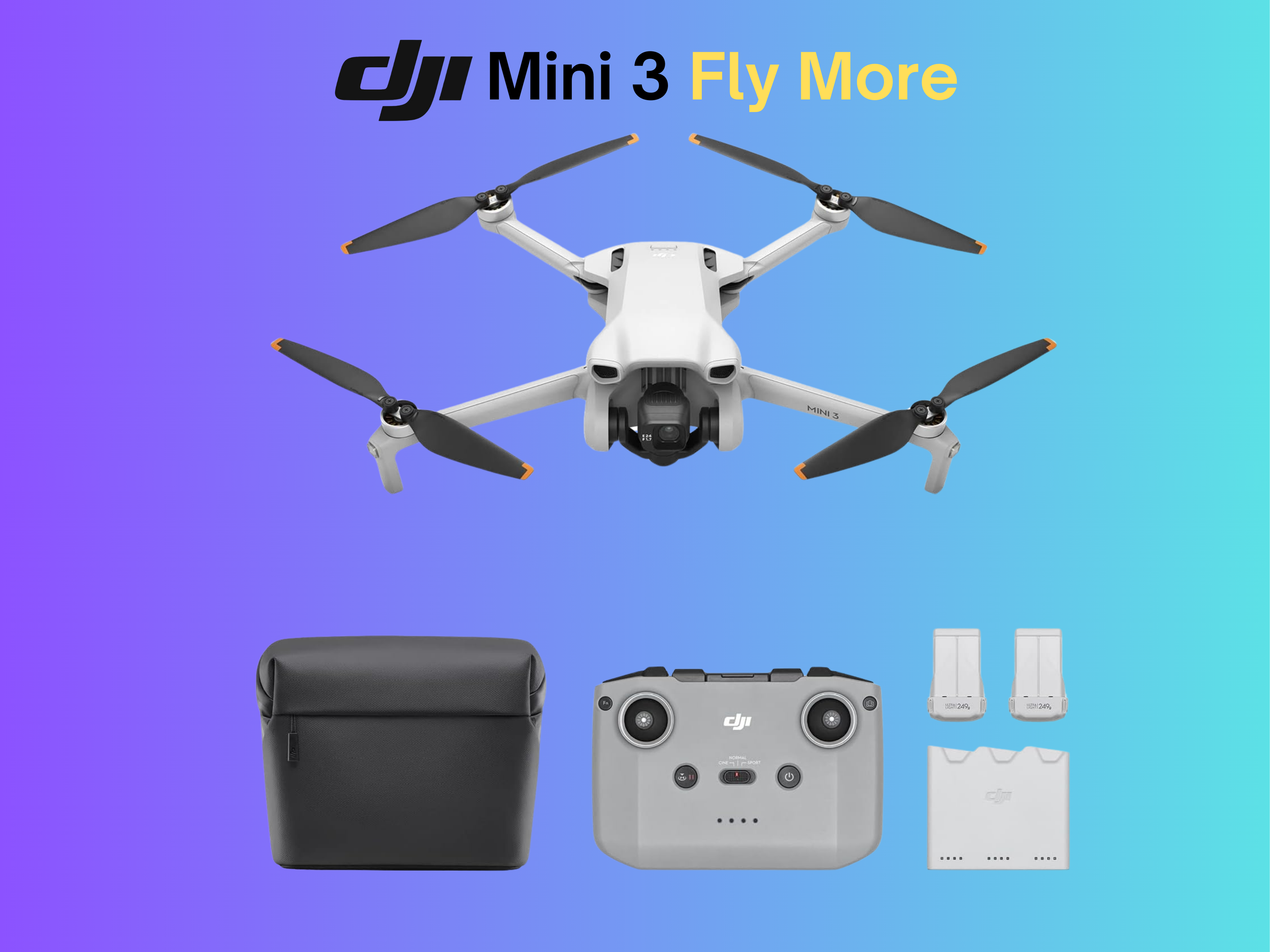Dji mini 3 fly more combo – 4k drone