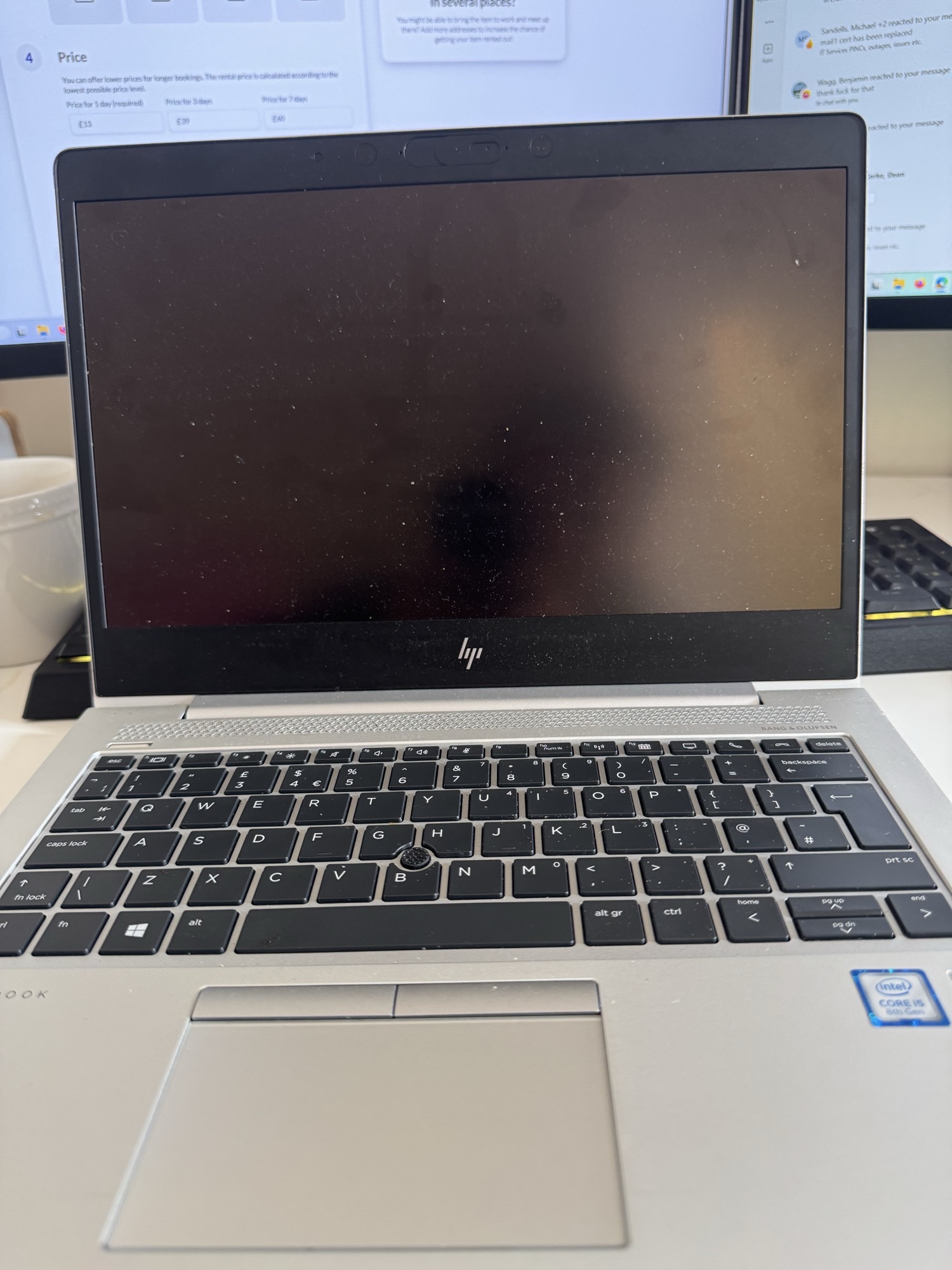 Hp elitebook 830 g5 - i5, nvme ssd, 16gb ddr4