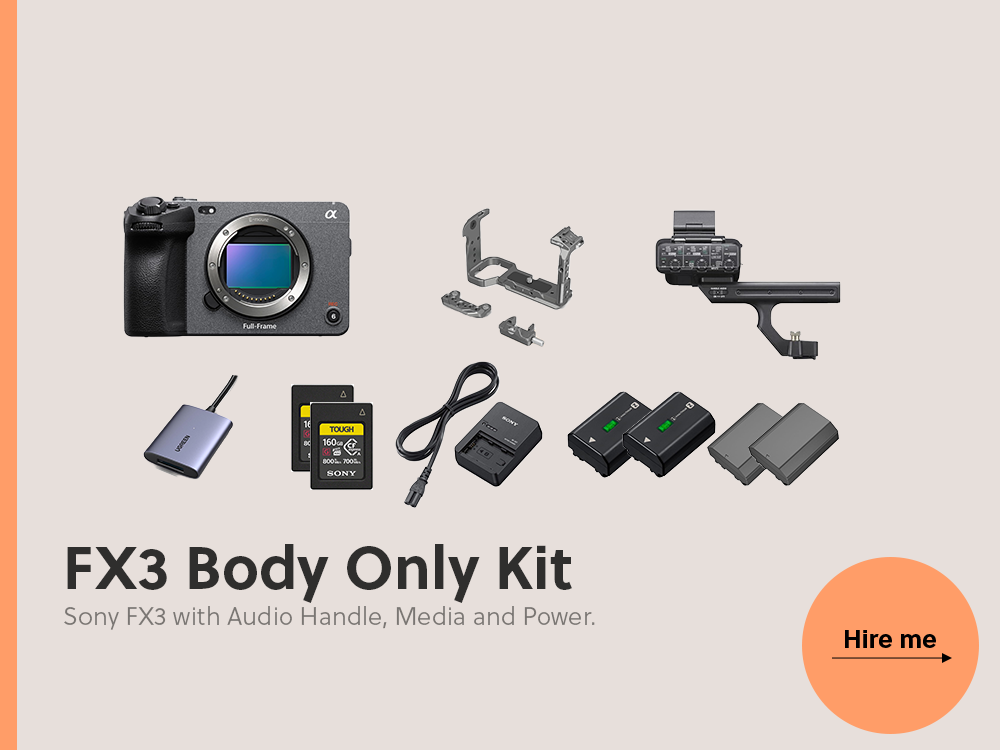 Sony fx3 body-only kit