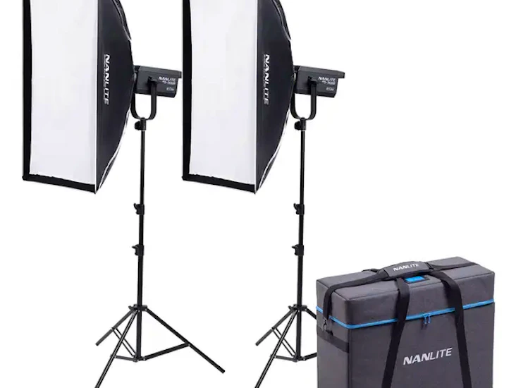 Nanlite fs-300b led bi-color 2-light kit