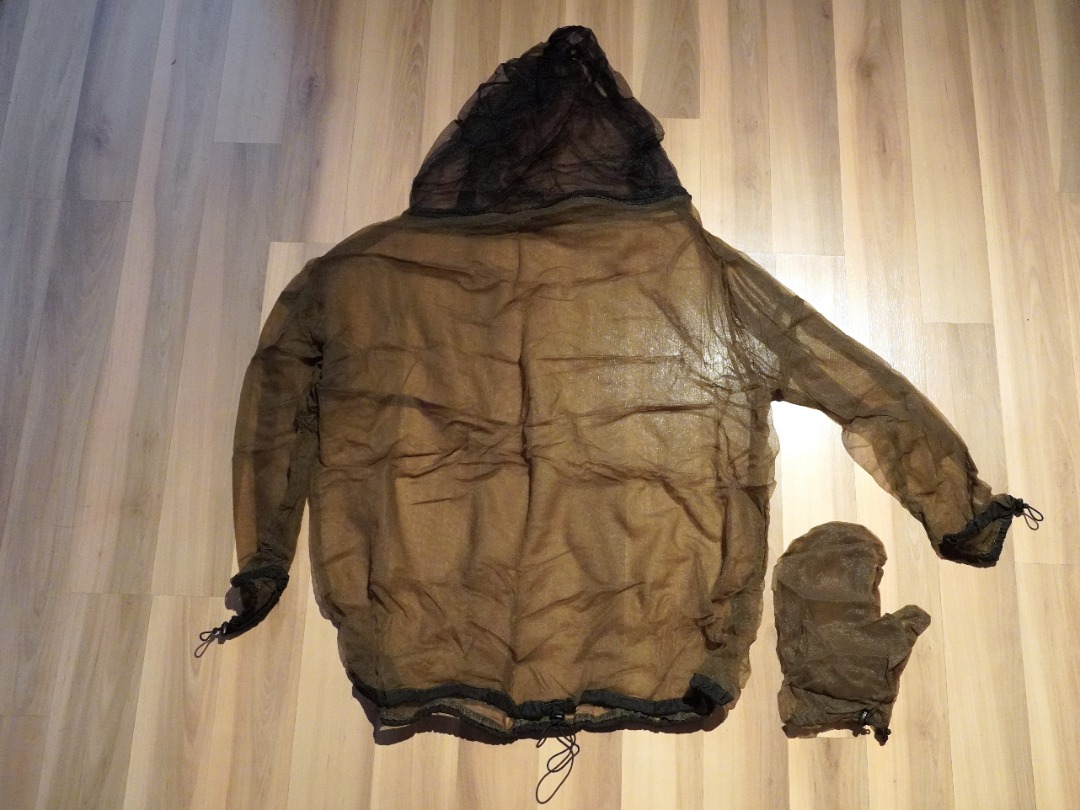 Myggjakke og votter strl. s