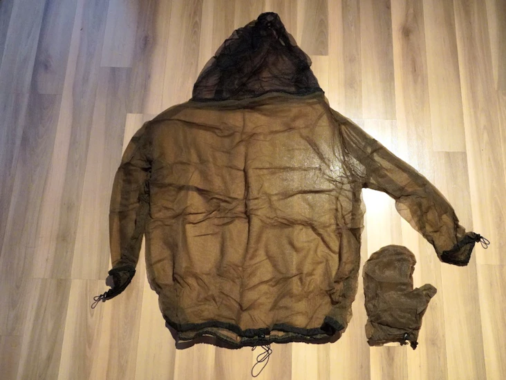 Myggjakke og votter strl. s