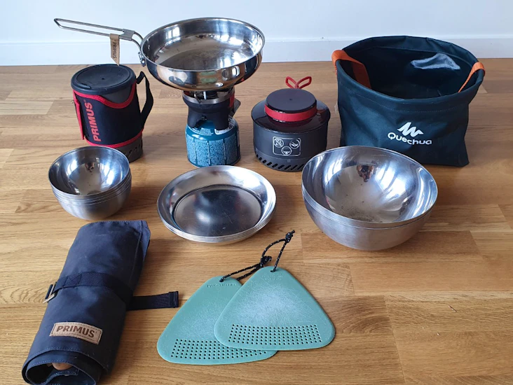 Primus komplett kökset - brännare, pannor etc