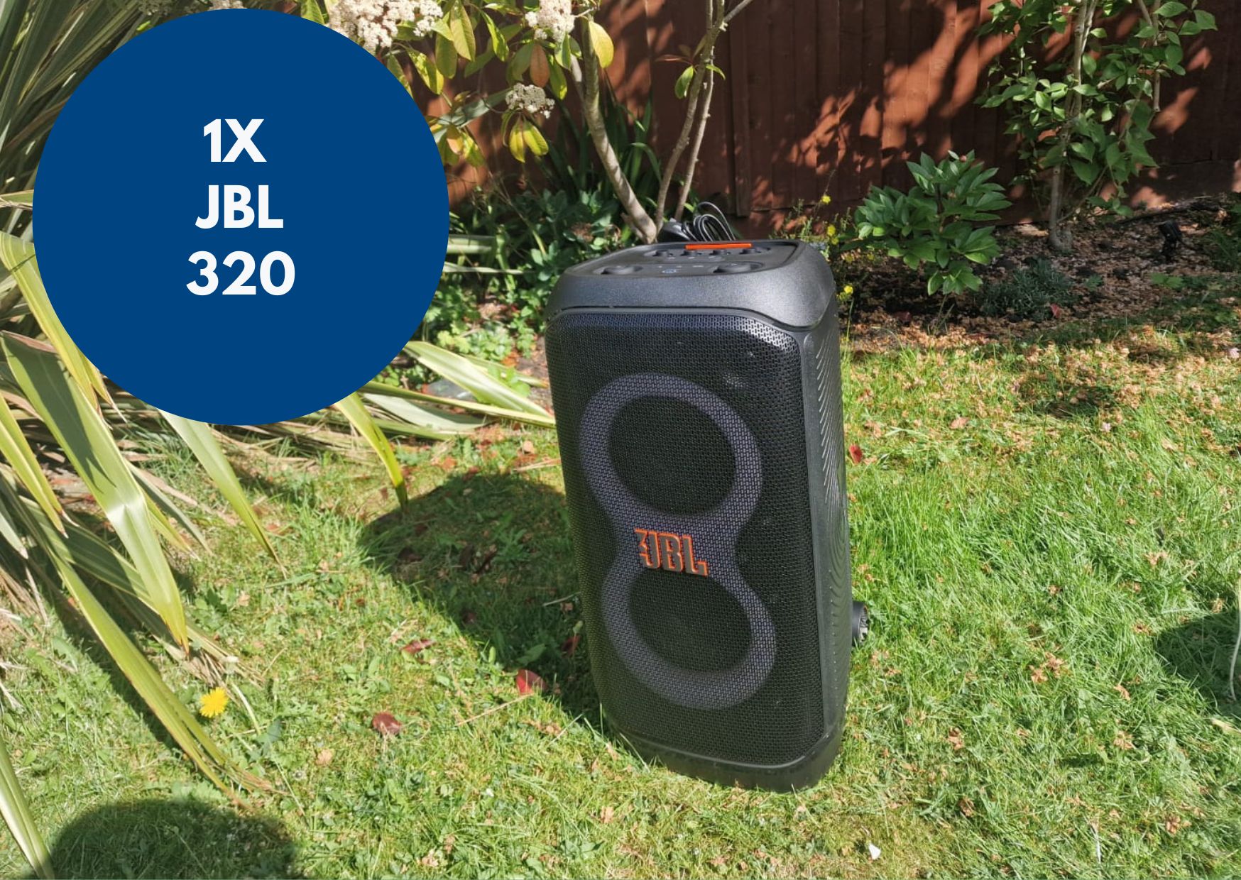 1x jbl 320 battery speaker bluetooth