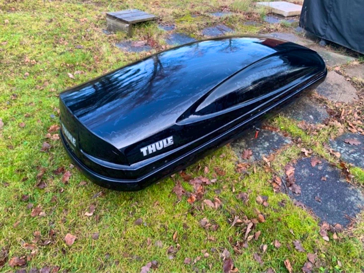 Takbox thule med takräcke volvo