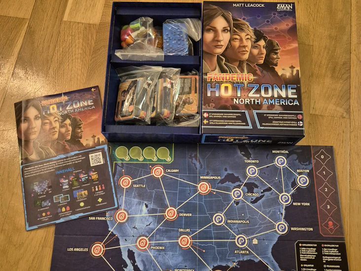 Pandemic hot zone north america