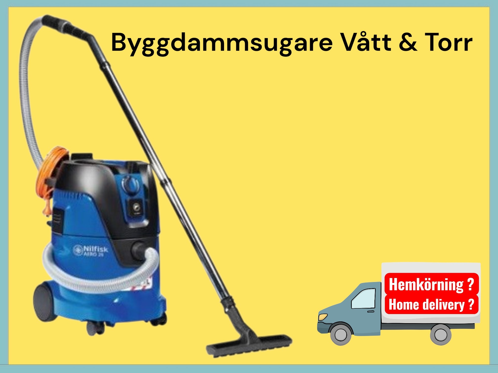 Byggdammsugare vått & torr  dammpåse ingår!