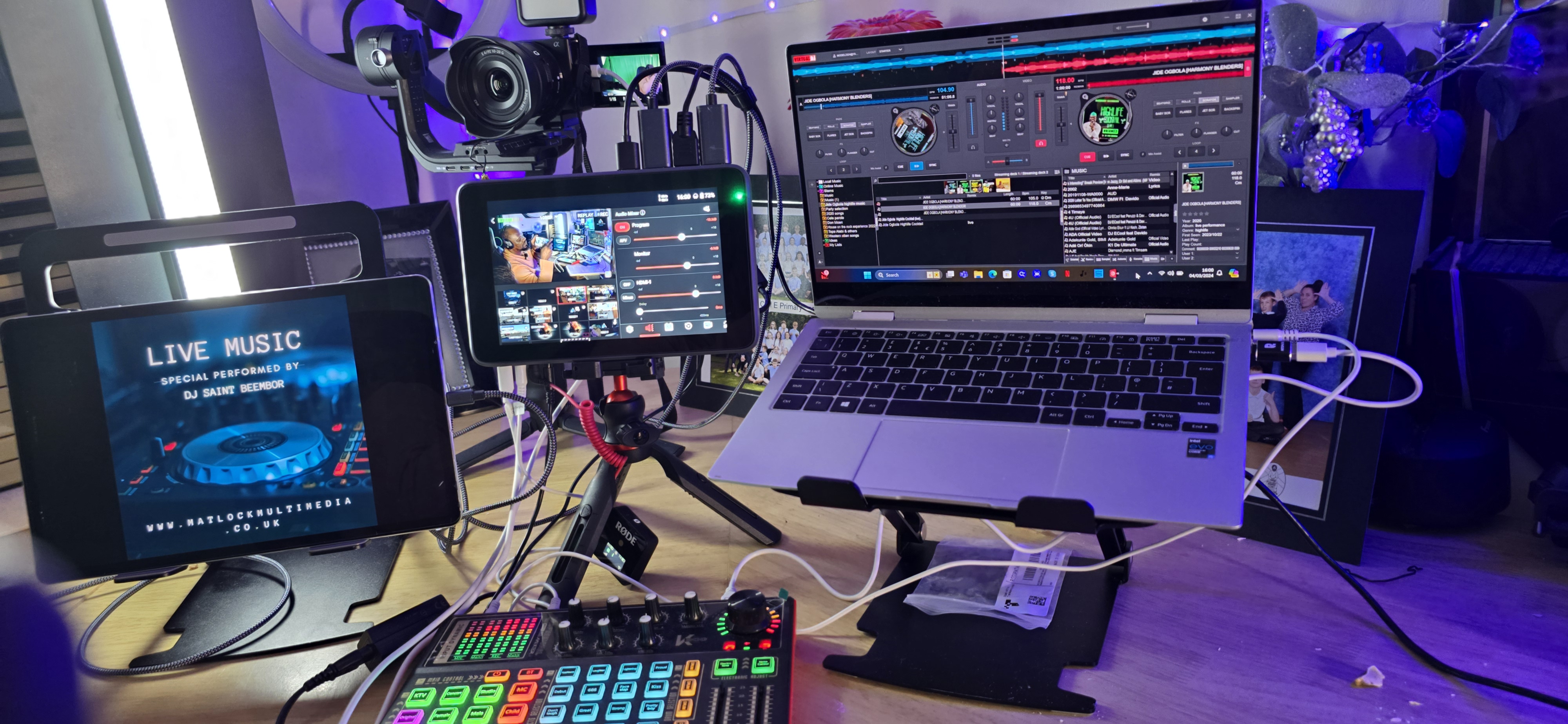 Live streaming service with multiple cameras 📷 