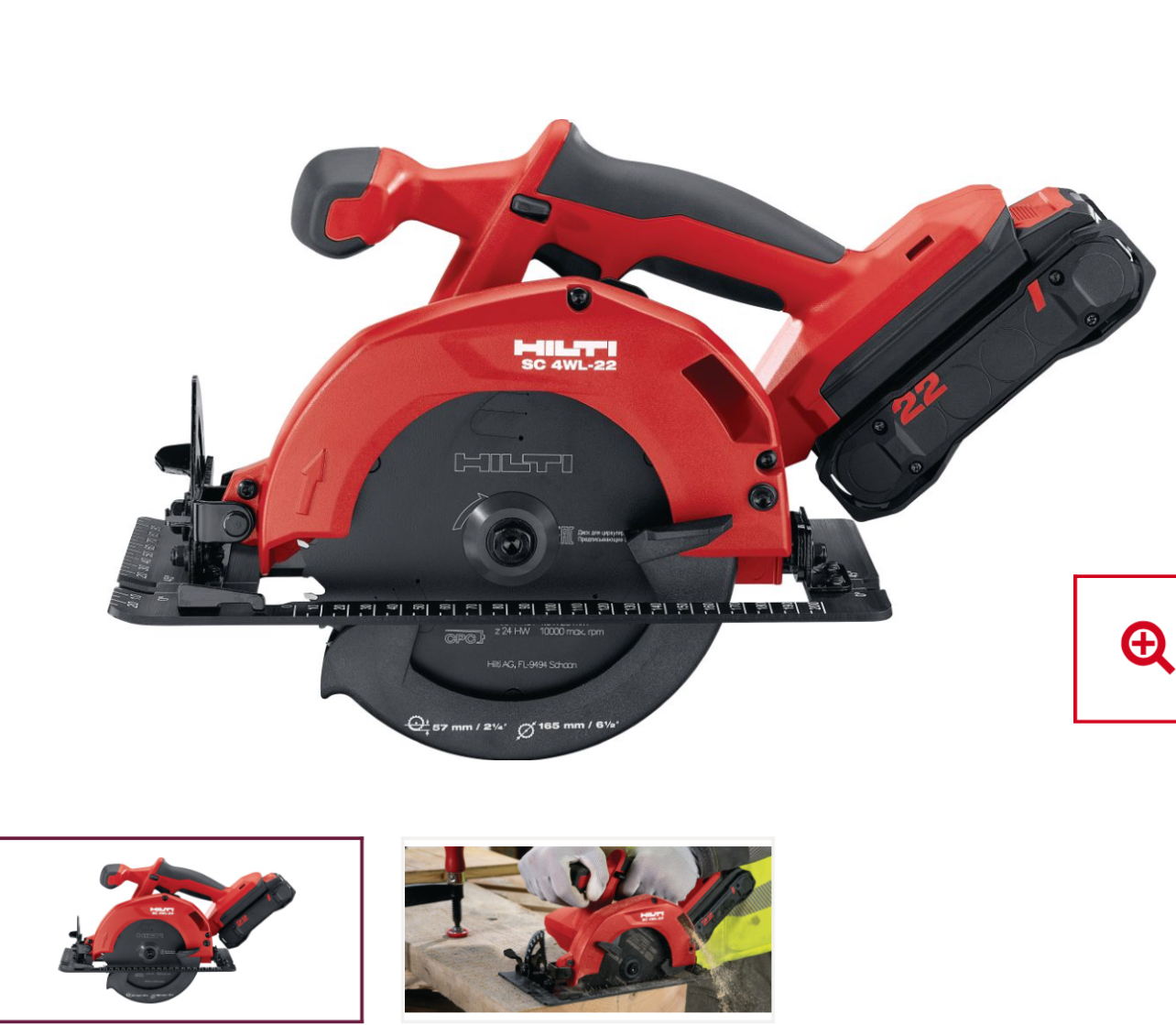 Hilti circular saw sc 4wl-22 (for wood)