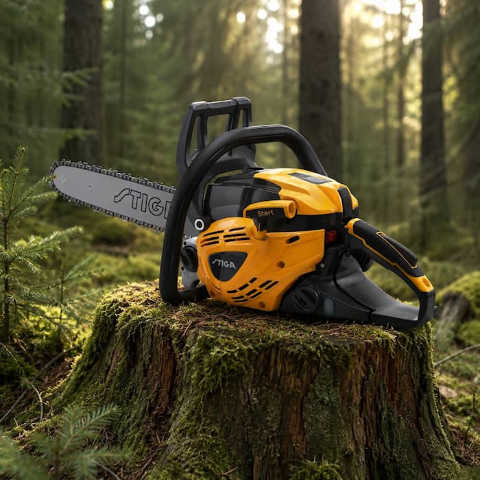 Motorsag stiga cs 545 (16") leies ut med verneutstyr