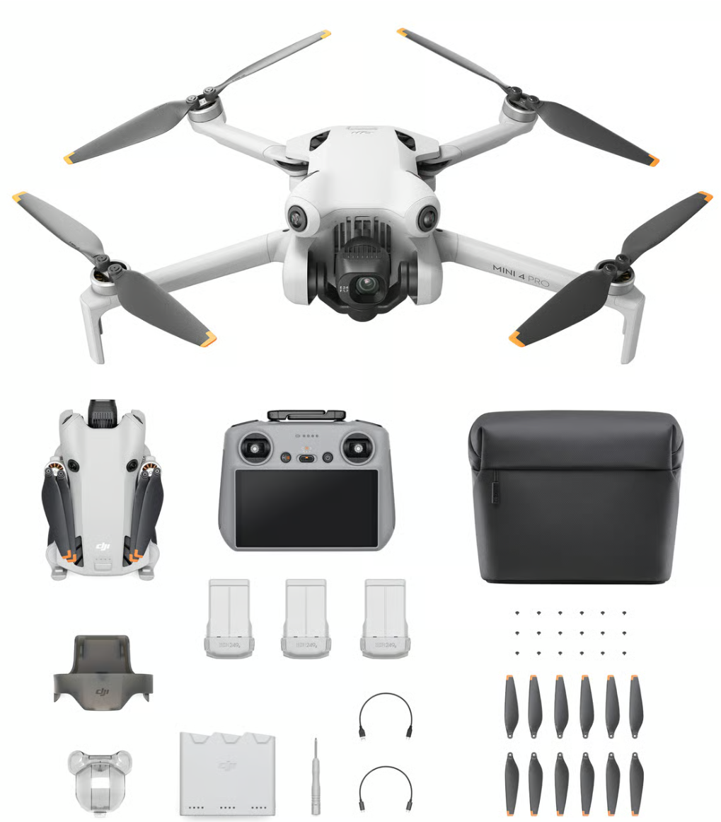 Dji mini 4 pro - fly more combo - rc 2