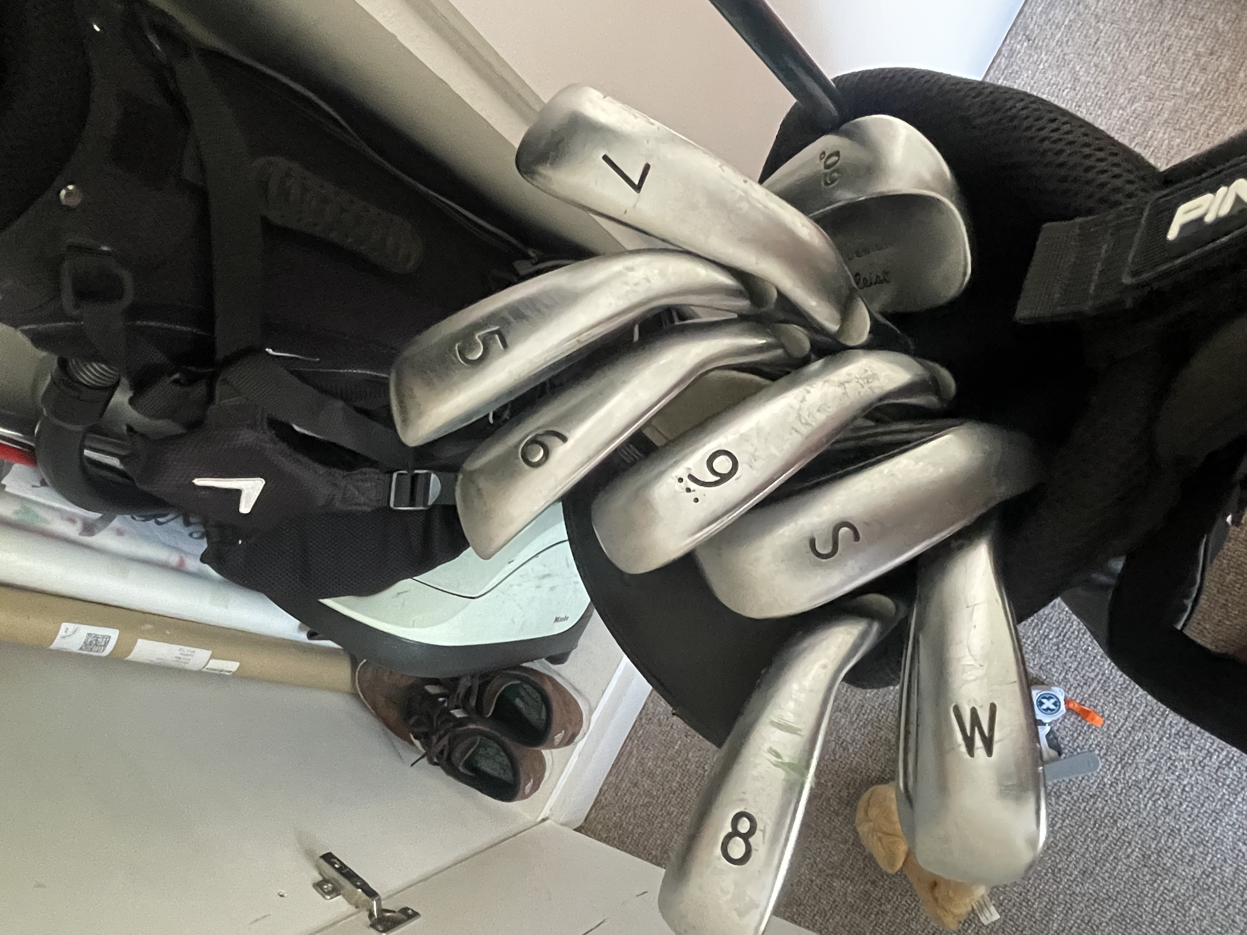 Left handed ping golf clubs full set g400 + driver + putter + bag