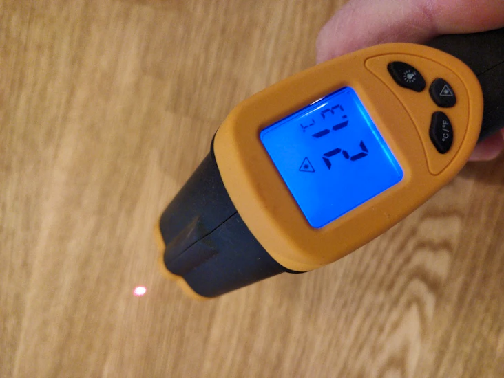 Digital laser ir infraröd termometer