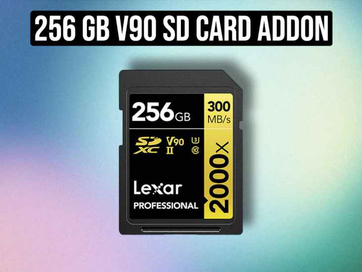 Sd card v90 256gb capacity