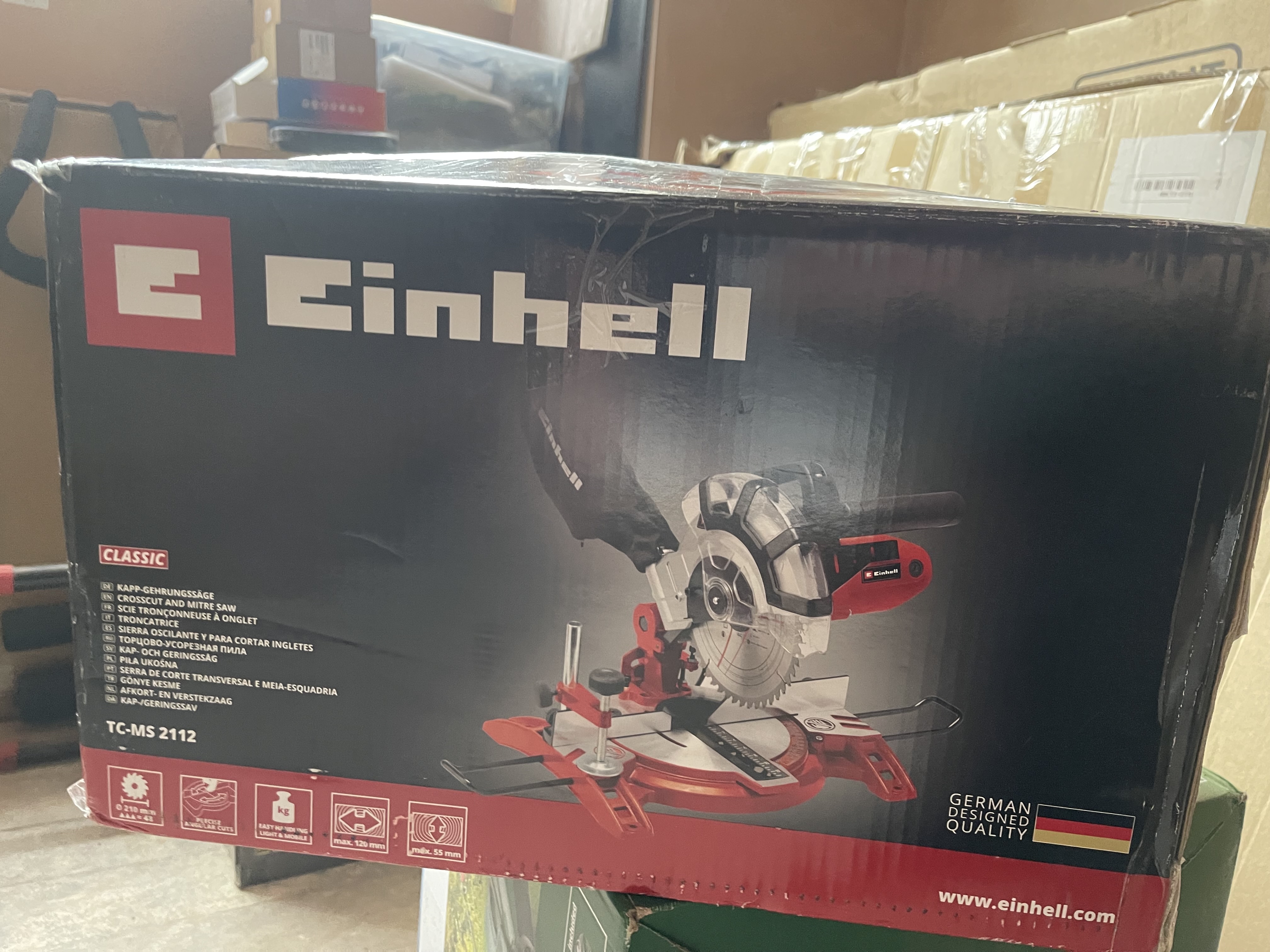 Einhell tc-ms 2112 compound mitre saw - 1600w
