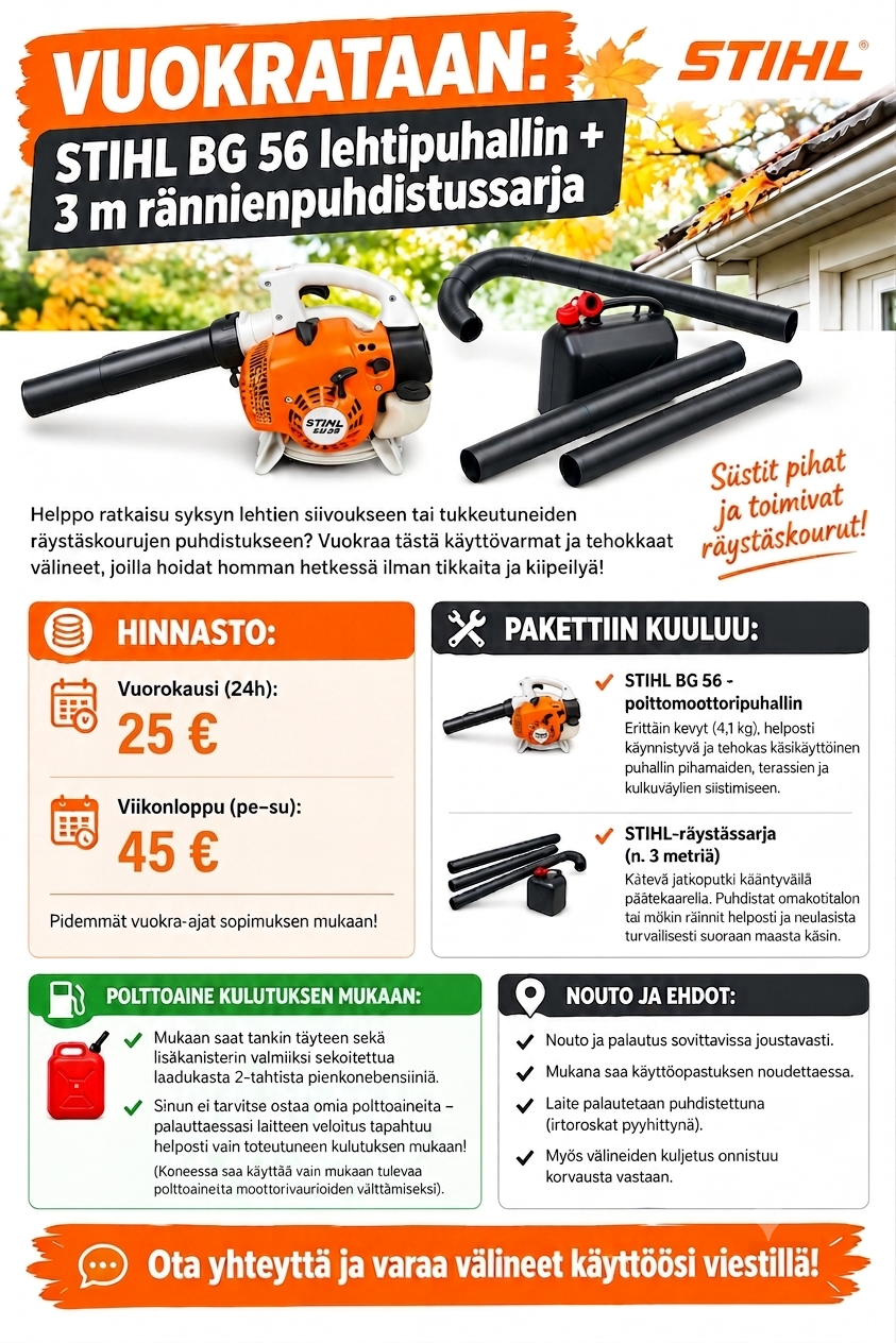 Lehtipuhallin ja räystässarja
