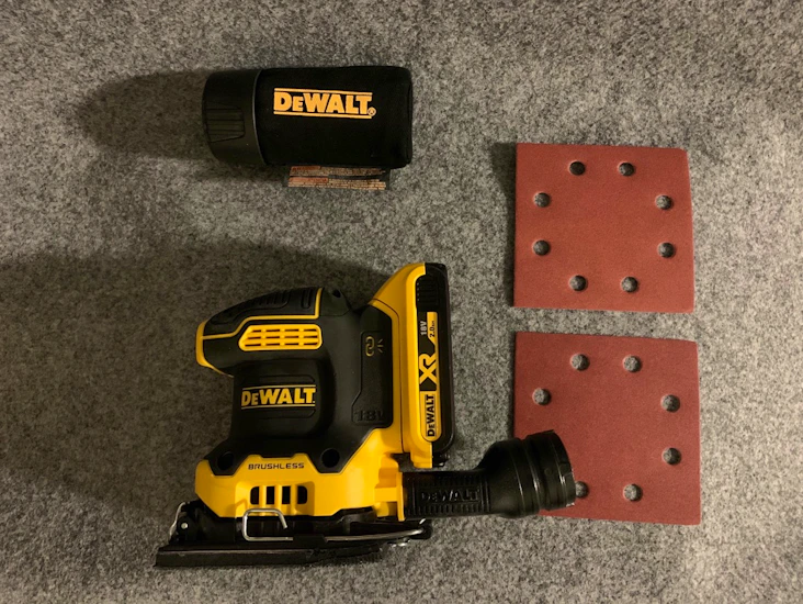 Dewalt planslip batteridriven