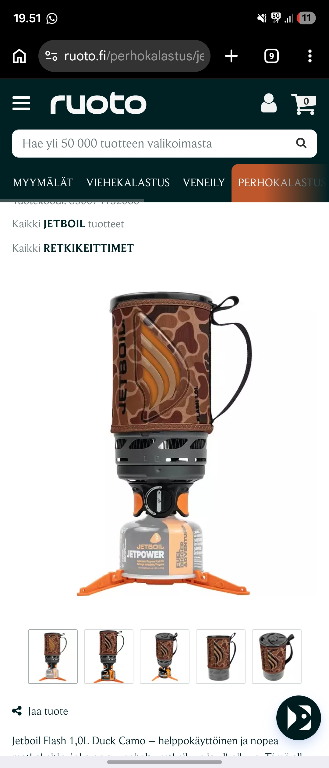 Jetboil 1,0l duck