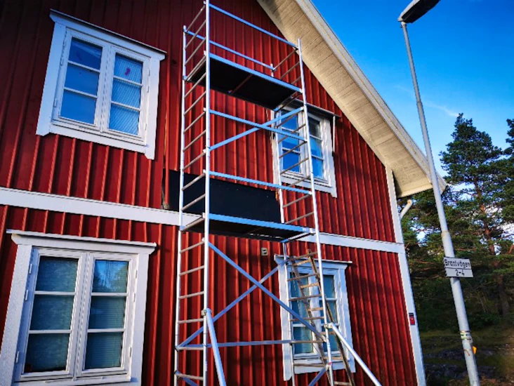 Byggställning krause climtec arbetshöjd 7 m