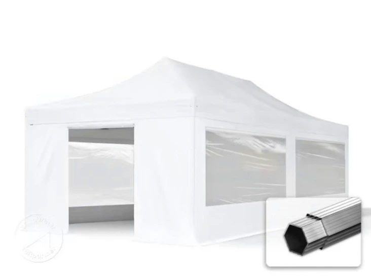 Pop-up snabbtält 4x8m för 40 pers,hög kvalite