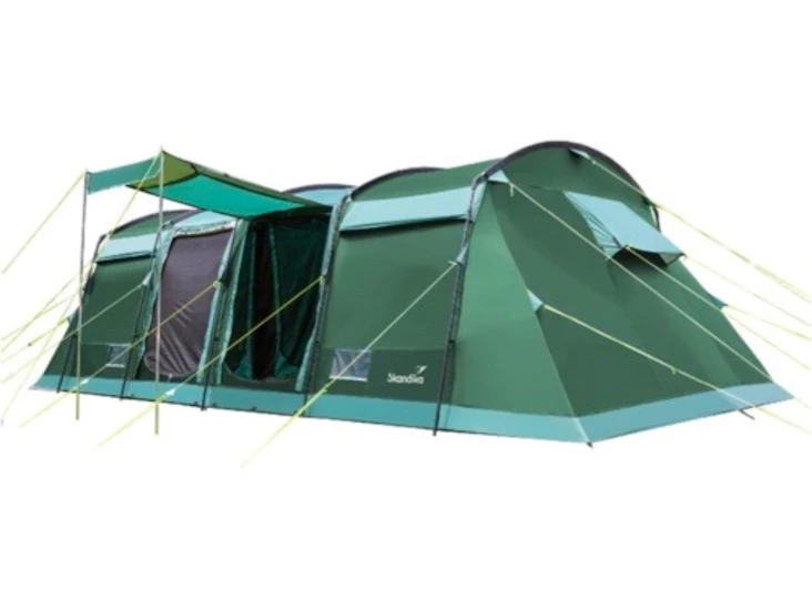 Tält för 8 pers, 3/4 sovrum, lätt att resa