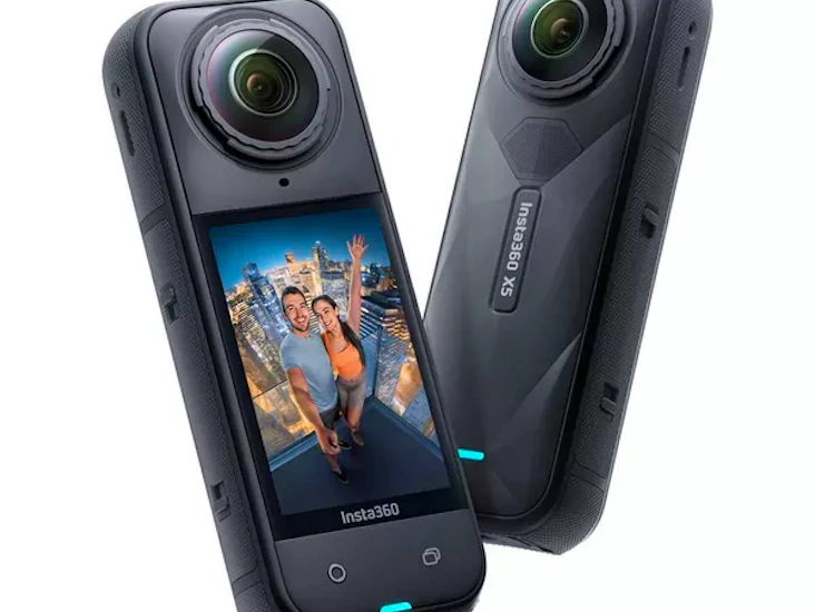 Insta360 x5 with tripod selfie stick