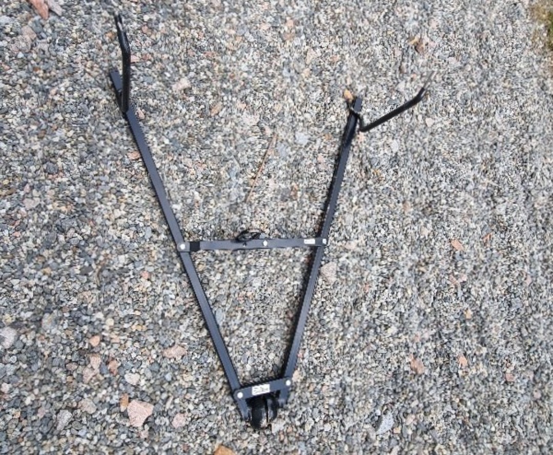 Cykelhållare för 2 cyklar, dragkroksmonterad