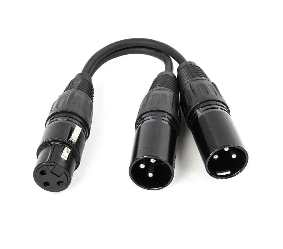 Y-kabel xlr / xlr split