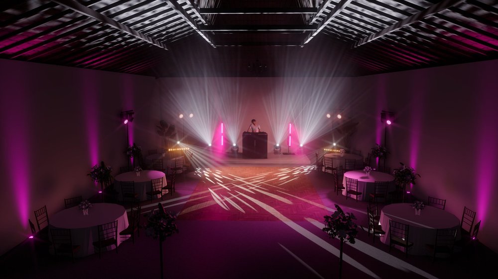 Immersive stage lighting hire - with technician